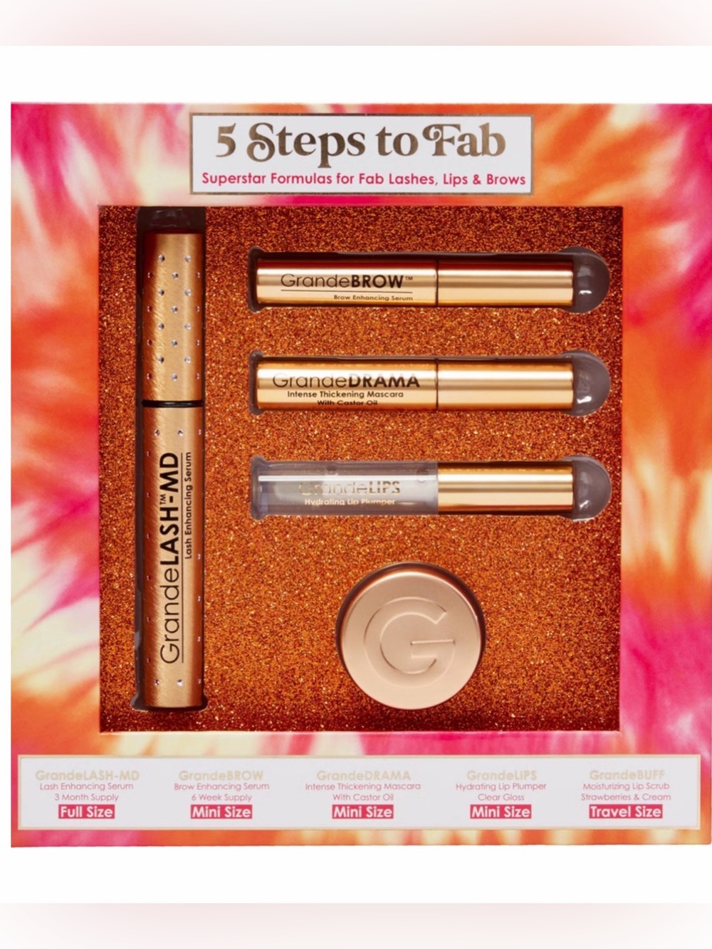 GRANDE Cosmetics Grande 5 Steps to Fab  (Worth $126)